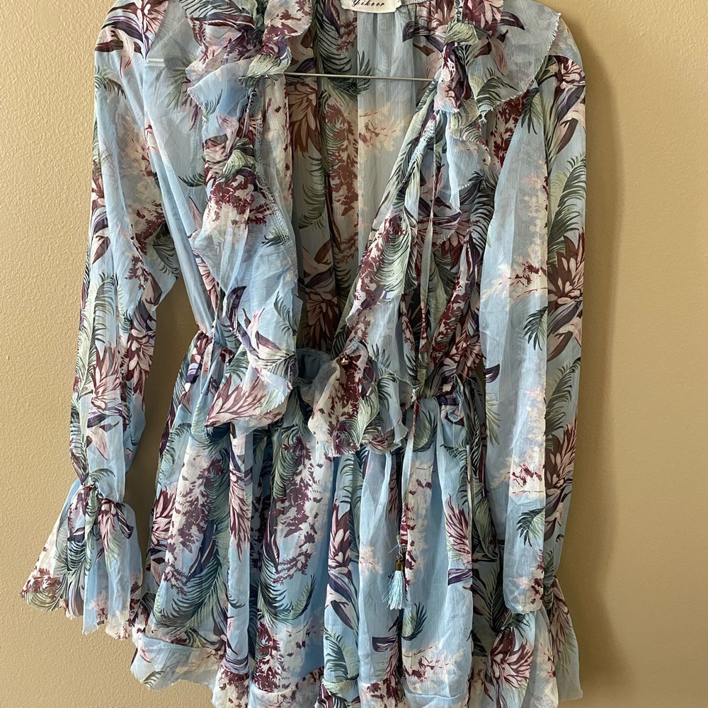 Romper with long sleeve